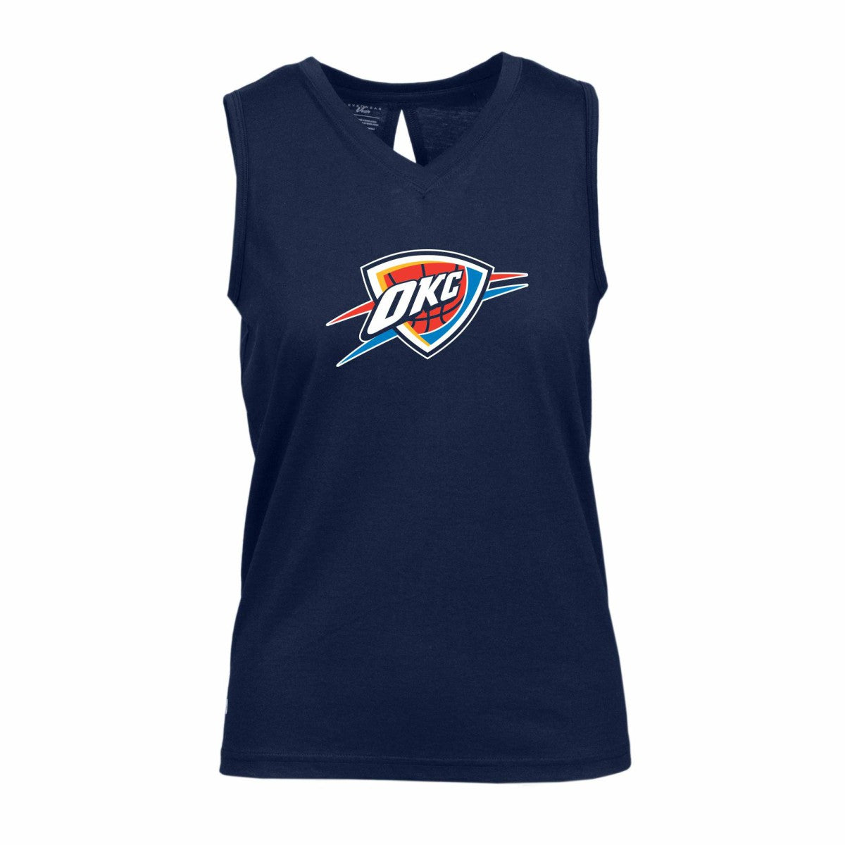 Oklahoma City Thunder Levelwear Women's Paisley Core V-Neck Tank Top Navy outlet