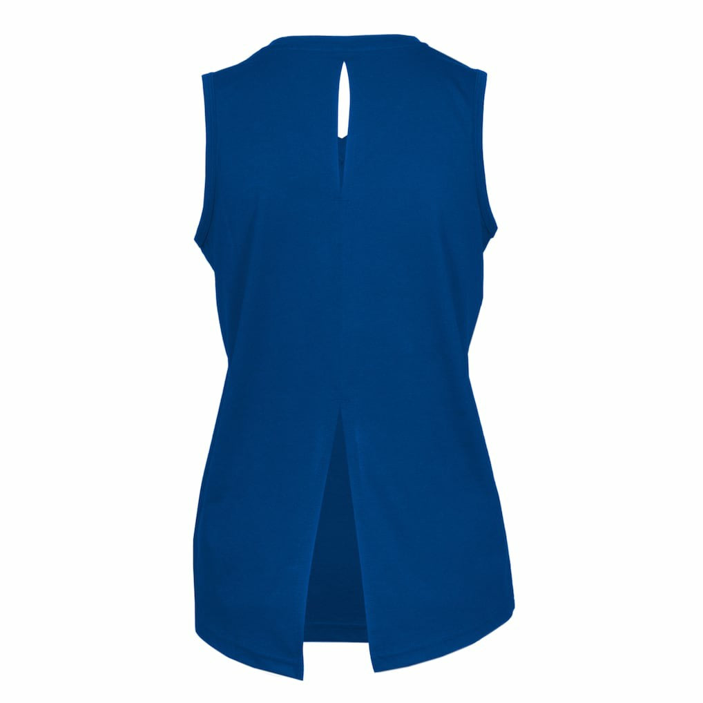 Dallas Mavericks Levelwear Women's Paisley Core V-Neck Tank Top Blue