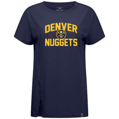 Denver Nuggets Levelwear Women's Influx T-Shirt Navy outlet
