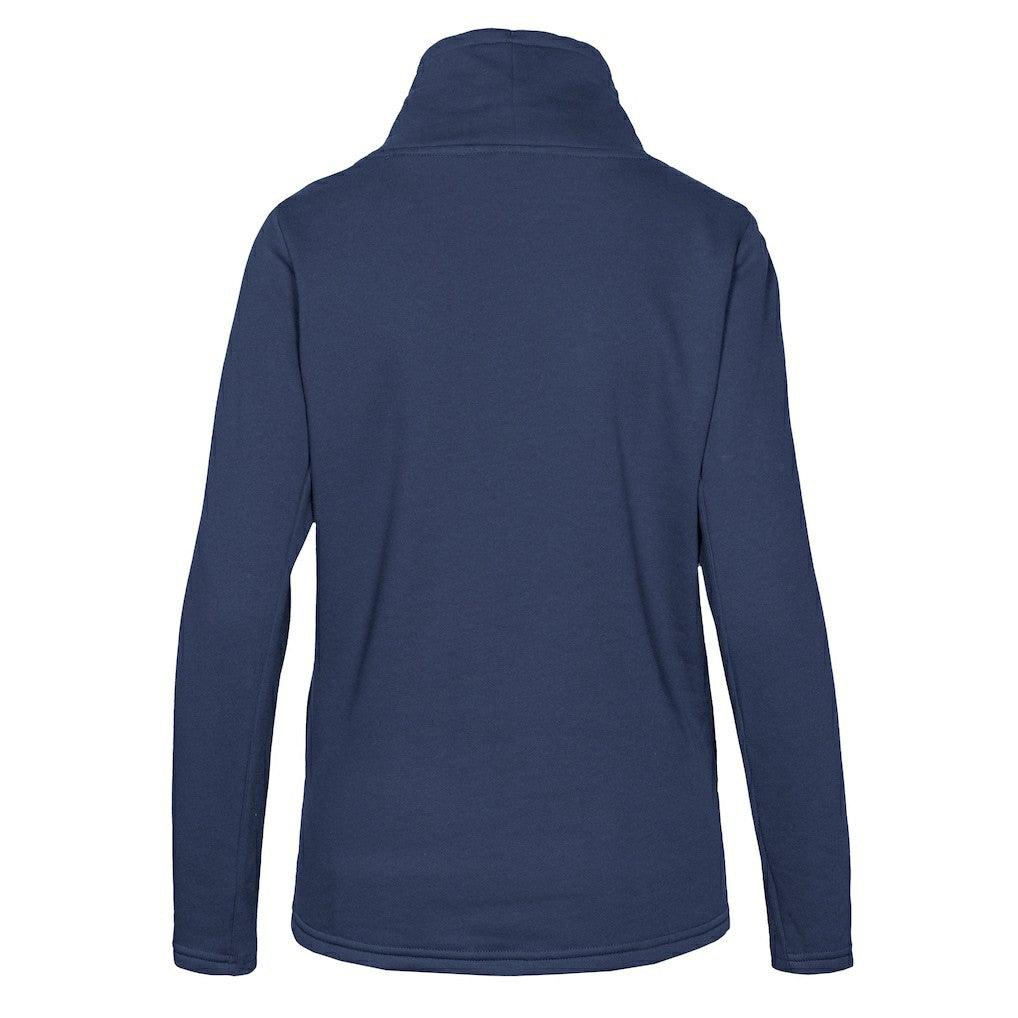 Denver Nuggets Levelwear Women's Loop Core Funnel Neck Pullover Sweatshirt Navy