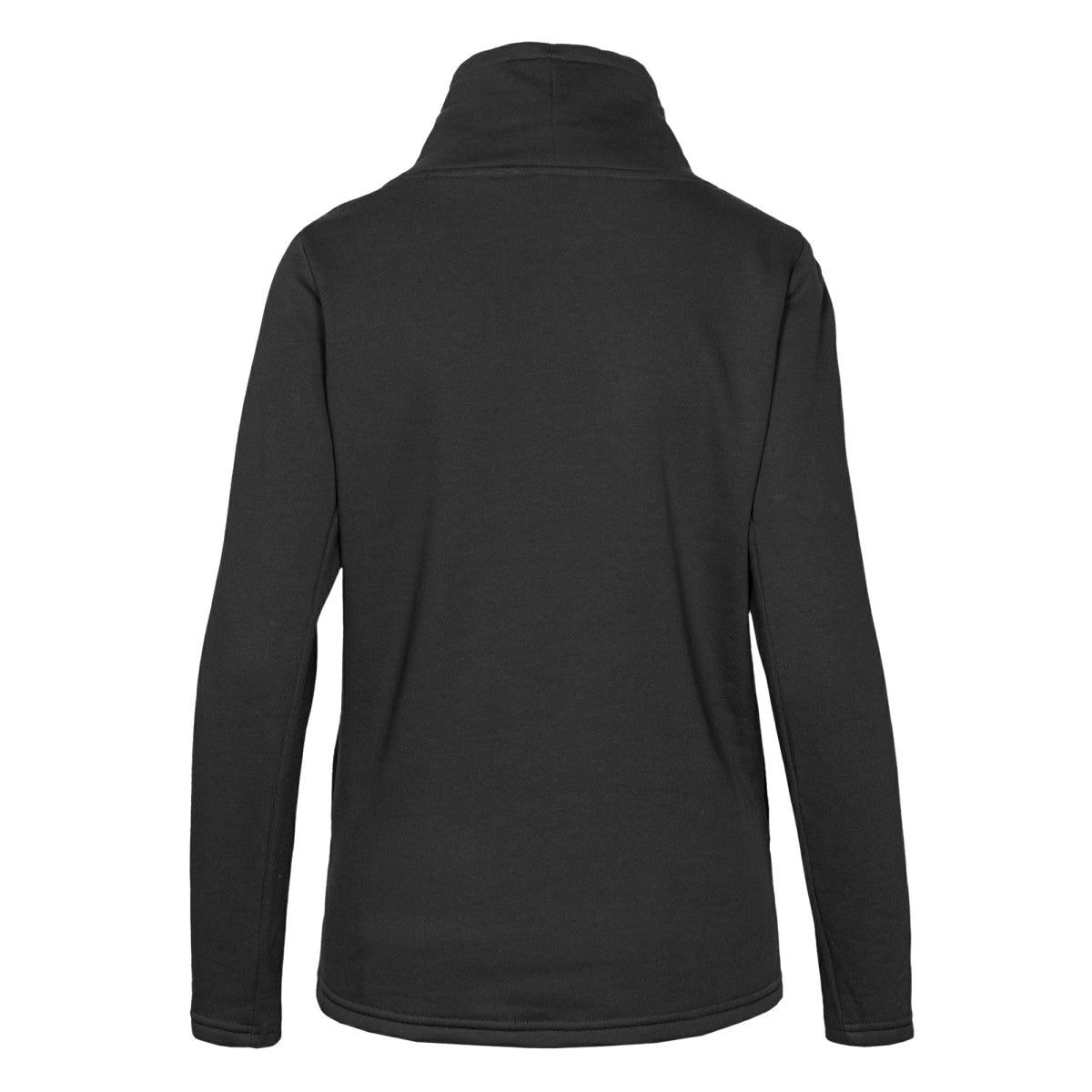 Milwaukee Bucks Levelwear Women's Loop Core Funnel Neck Pullover Sweatshirt Black