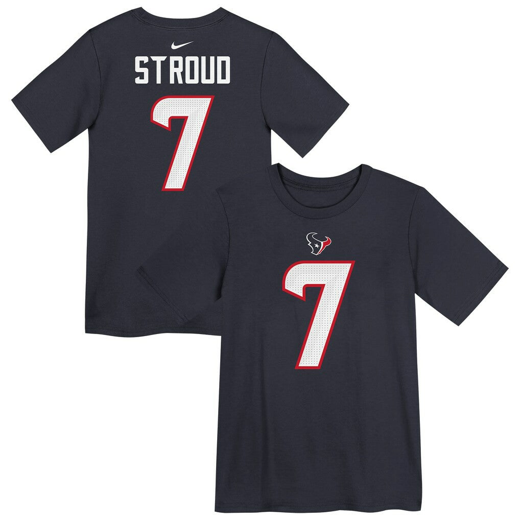 C.J. Stroud Houston Texans Preschool Player Name & Number T-Shirt - Navy T-shirts