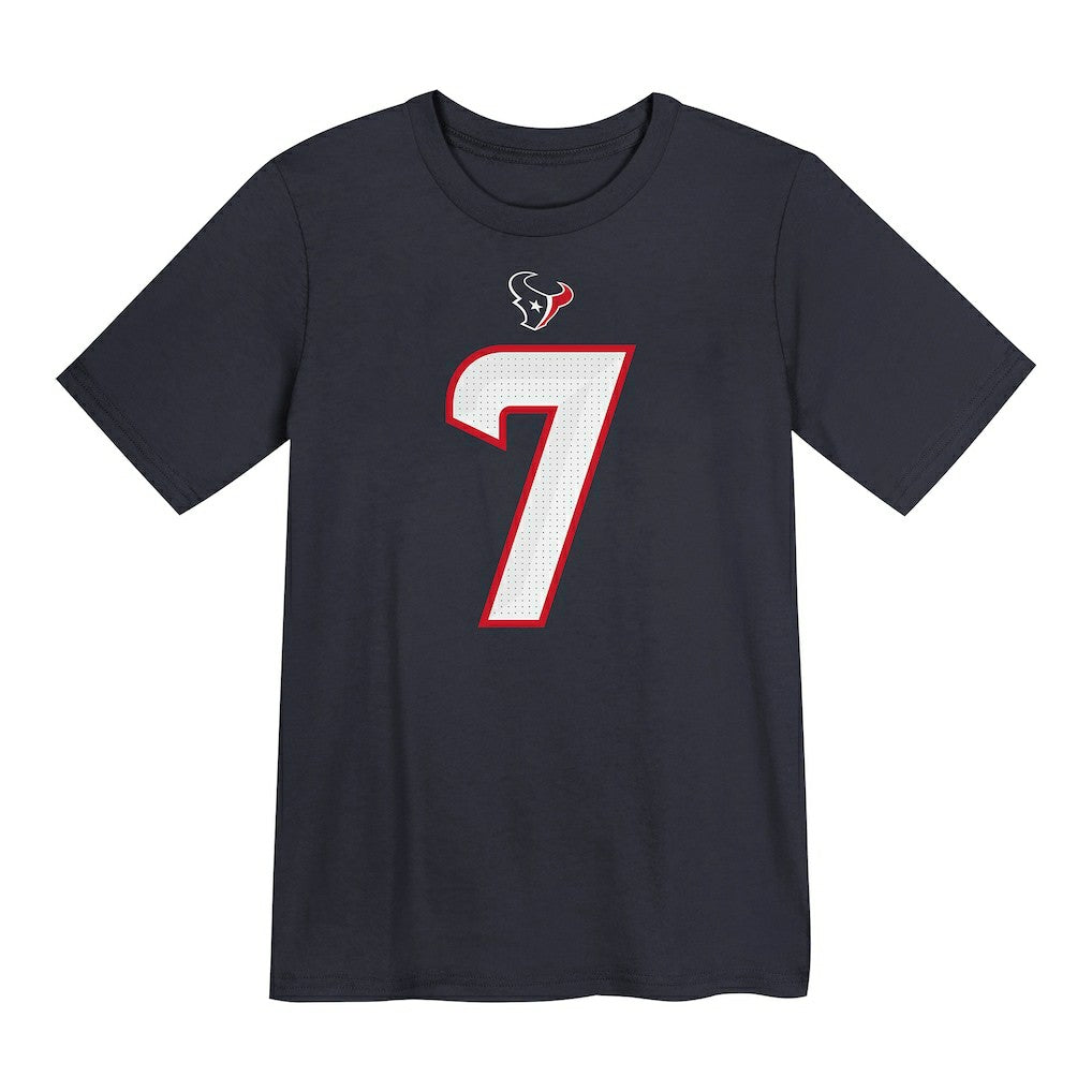 C.J. Stroud Houston Texans Preschool Player Name & Number T-Shirt - Navy T-shirts