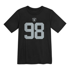 Maxx Crosby Las Vegas Raiders Preschool Player Name & Number T-Shirt - Black T-shirts