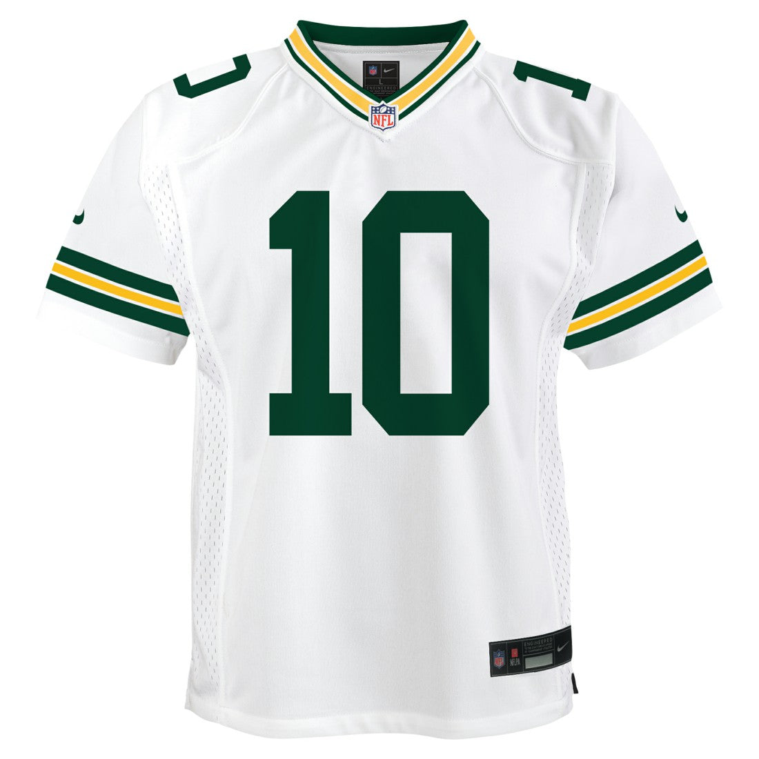Jordan Love Green Bay Packers Youth Game Jersey - White Jerseys