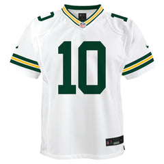 Jordan Love Green Bay Packers Youth Game Jersey - White Jerseys