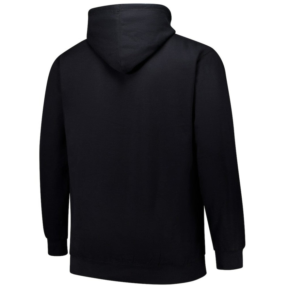 Texas Rangers   Stack Fleece Pullover Hoodie - Black Hoodies