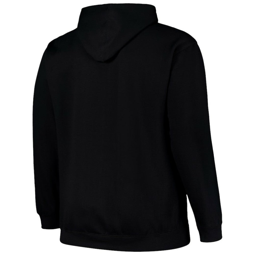 Minnesota Twins   Stack Fleece Pullover Hoodie - Black Hoodies