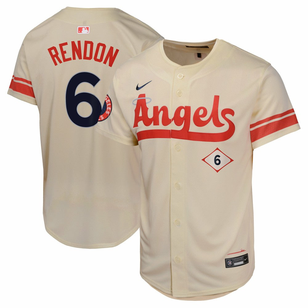 Anthony Rendon Los Angeles Angels Nike Youth City Connect Limited Player Jersey - Cream Jerseys