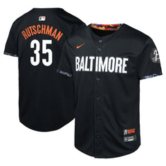 Adley Rutschman Baltimore Orioles Nike Youth City Connect Limited Player Jersey - Black Jerseys