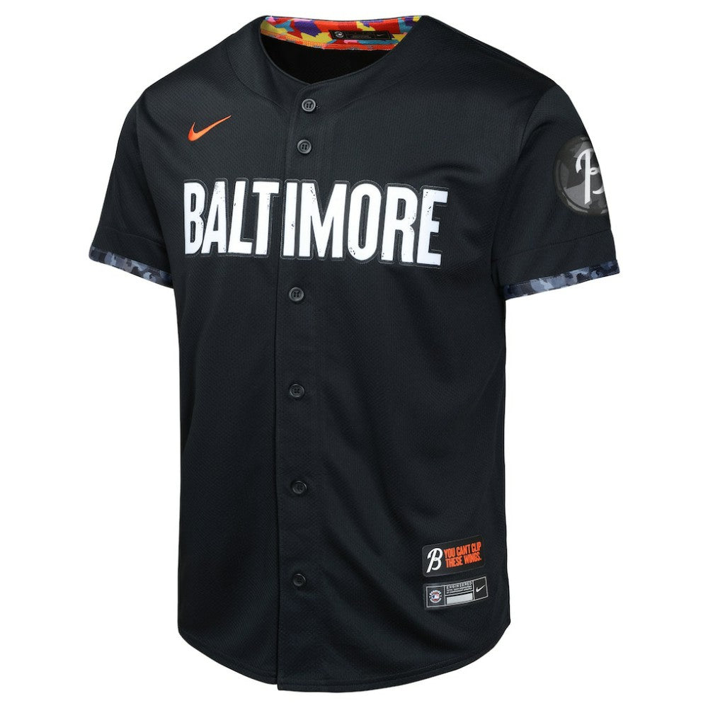 Adley Rutschman Baltimore Orioles Nike Youth City Connect Limited Player Jersey - Black Jerseys