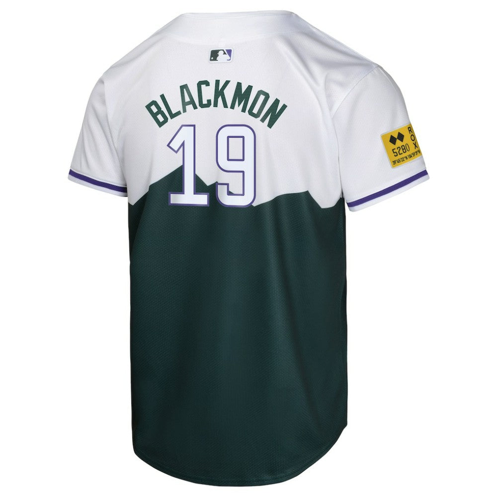Charlie Blackmon Colorado Rockies Nike Youth City Connect Limited Player Jersey - Green Jerseys