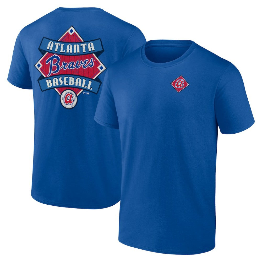 Atlanta Braves Cooperstown Collection Field Play T-Shirt - Royal T-shirts