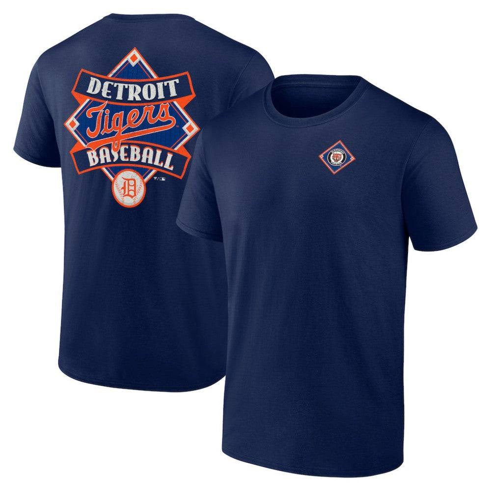 Detroit Tigers Cooperstown Collection Field Play T-Shirt - Navy T-shirts