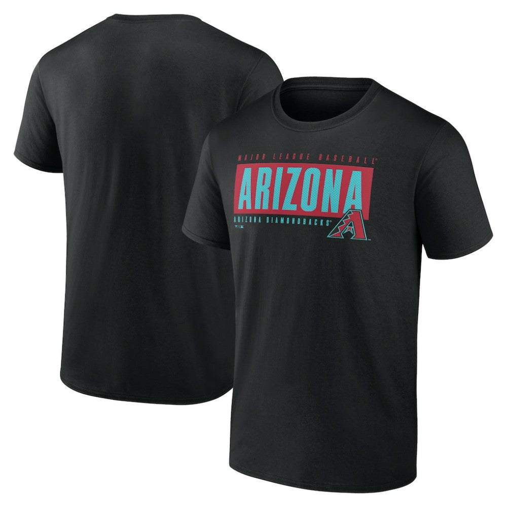 Arizona Diamondbacks Blocked Out T-Shirt - Black T-shirts