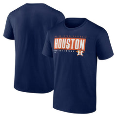 Houston Astros Blocked Out T-Shirt - Navy T-shirts