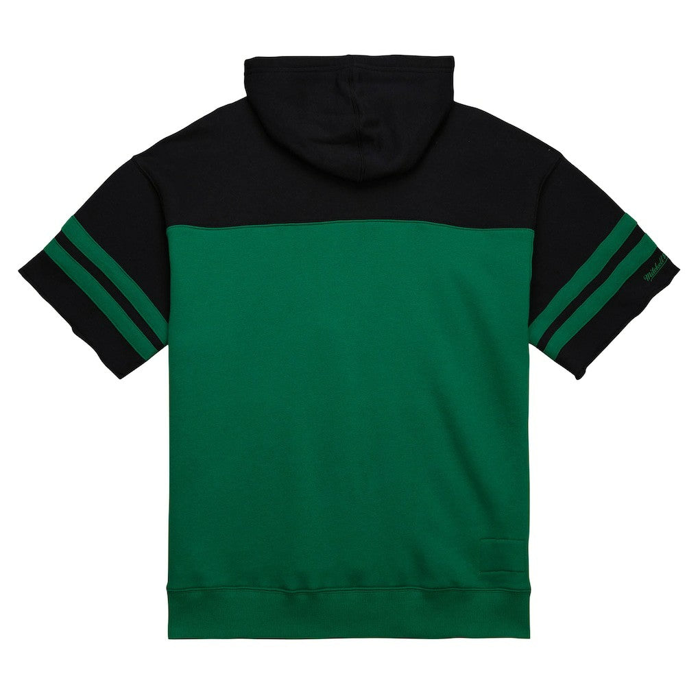 New York Jets Off Field Vintage Logo Short Sleeve Pullover Hoodie - Kelly Green Hoodies