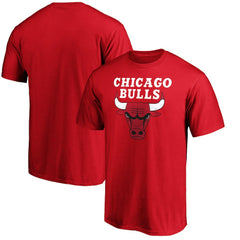 Chicago Bulls Global Logo T-Shirt Red