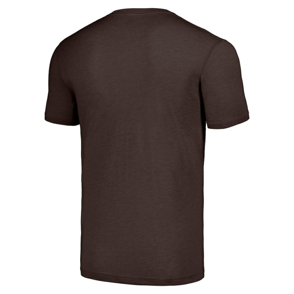 San Diego Padres Homage Cooperstown Collection Hand-Drawn Logo Tri-Blend T-Shirt - Brown T-shirts