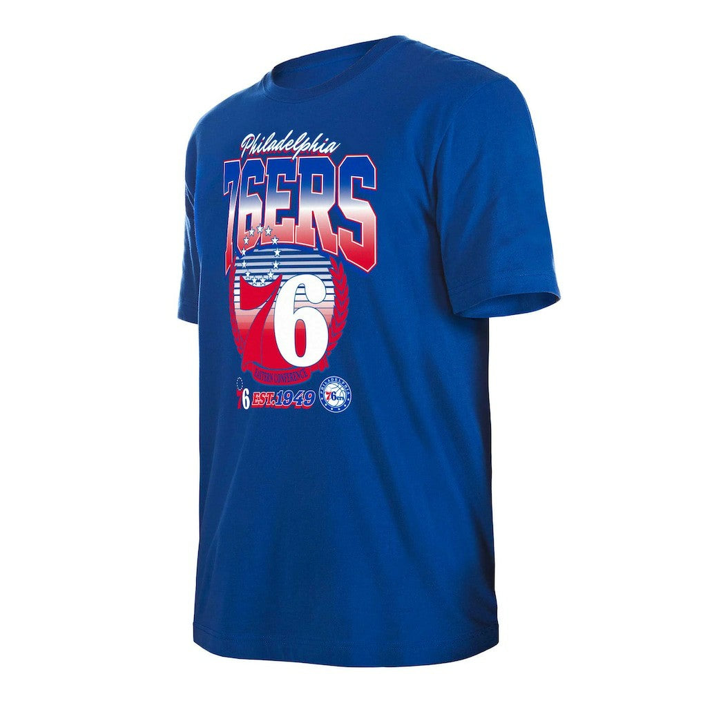 Philadelphia 76ers Unisex Summer Classics T-Shirt Royal - New Era