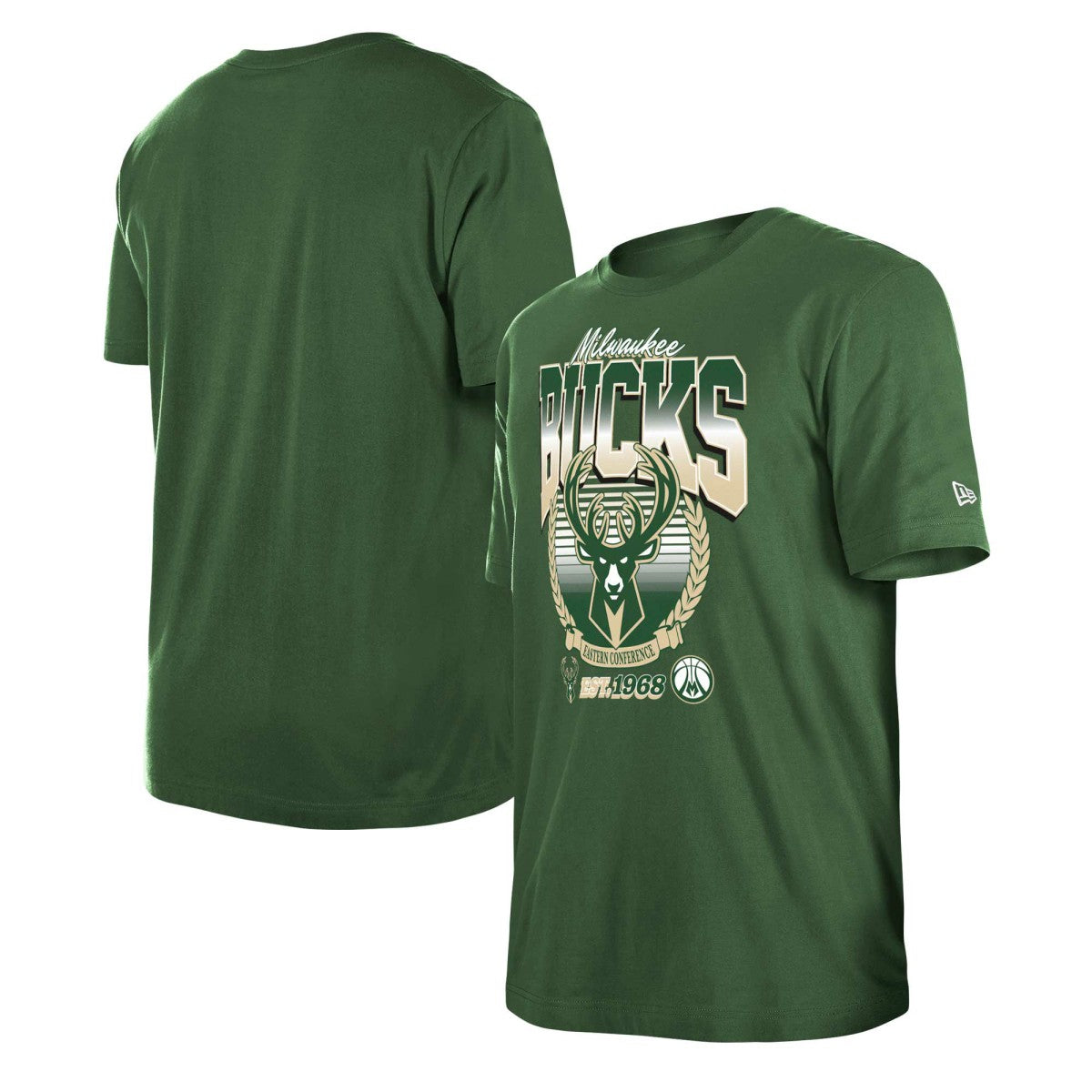 Milwaukee Bucks Unisex Summer Classics T-Shirt Hunter Green - New Era