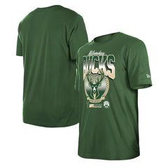 Milwaukee Bucks Unisex Summer Classics T-Shirt Hunter Green - New Era