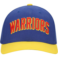 Golden State Warriors Team Up Classic Edition Adjustable Hat Royal/Gold - Mitchell & Ness
