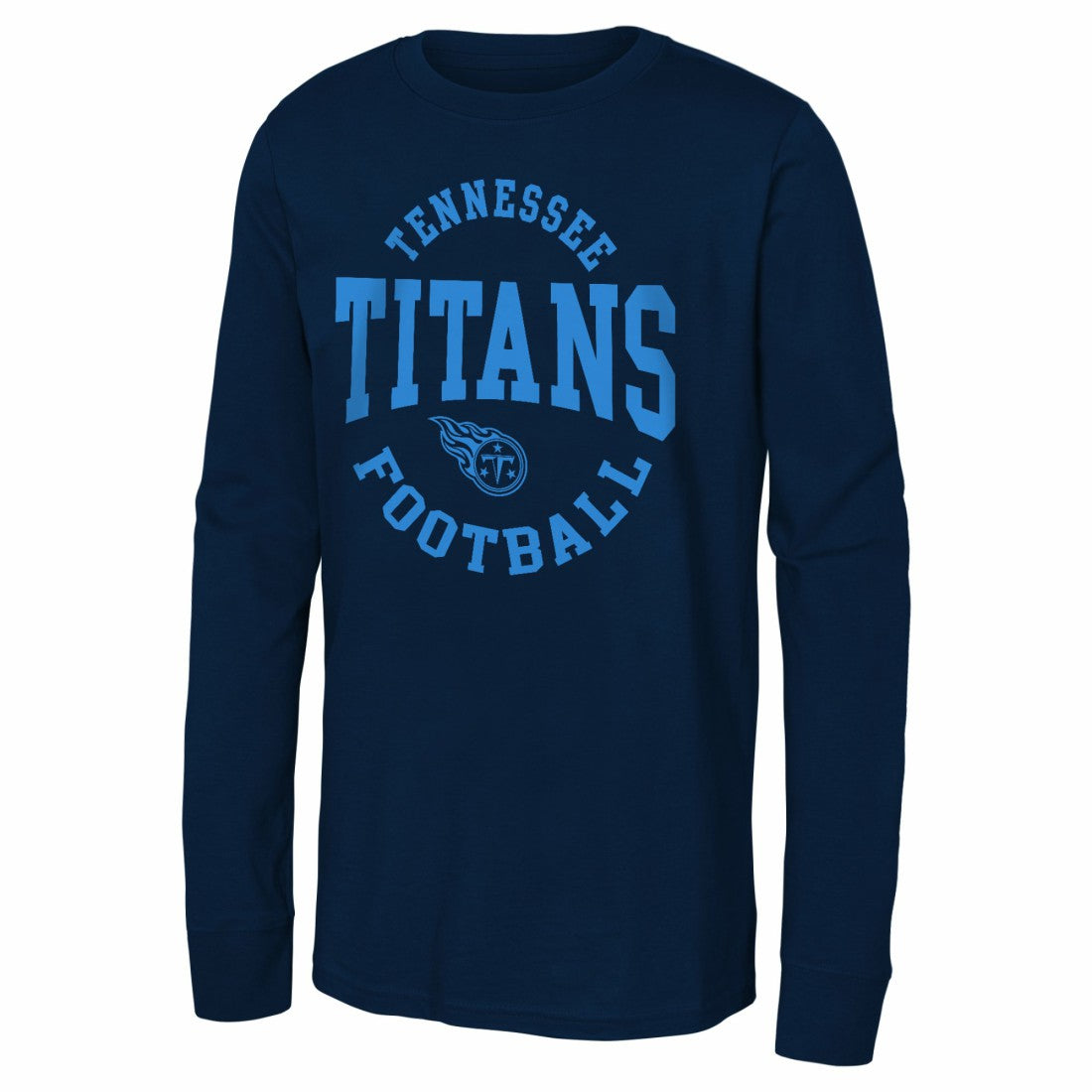 Tennessee Titans Youth Around The Block Long Sleeve T-Shirt - Navy T-shirts
