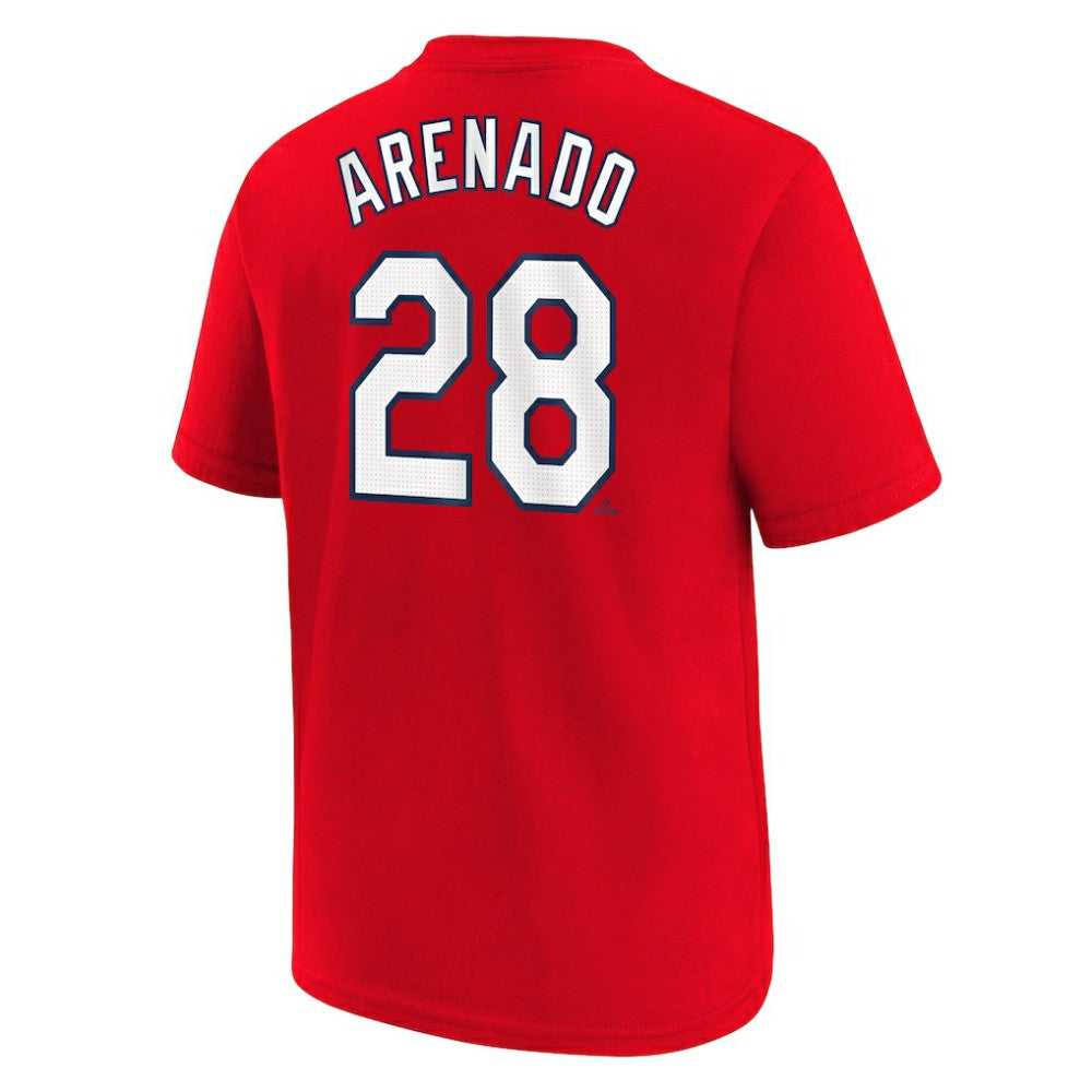 Nolan Arenado St. Louis Cardinals Nike Youth 2024 City Connect Name & Number T-Shirt - Red T-shirts