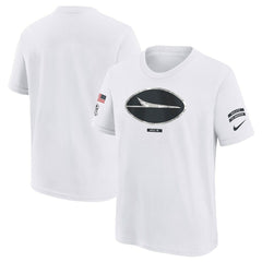 New York Jets Youth 2024 Salute To Service T-Shirt - White T-shirts