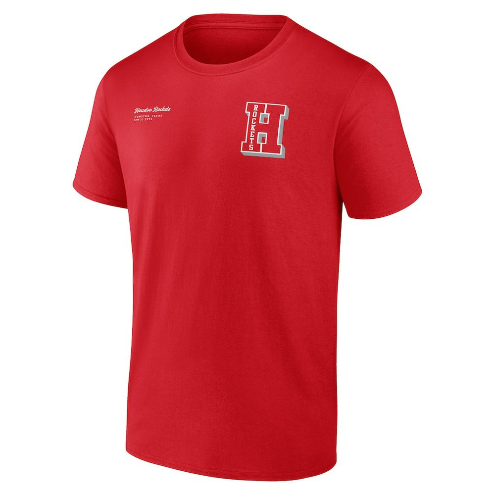 Houston Rockets Split Zone T-Shirt Red