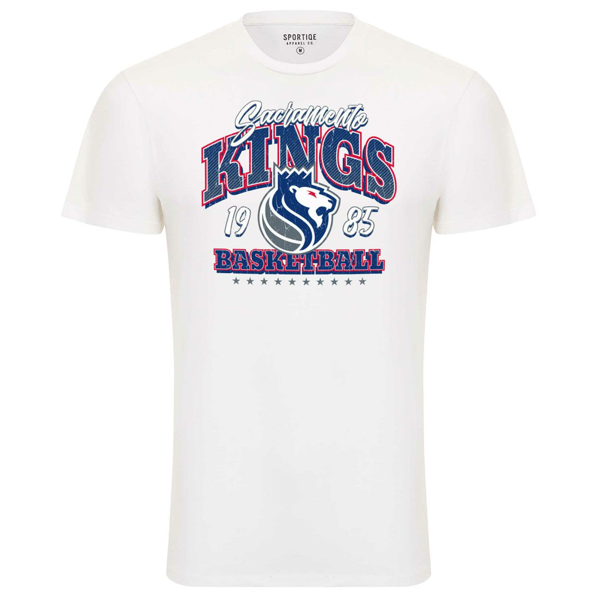 Sacramento Kings Sportiqe Unisex Bingham Super Soft T-Shirt White