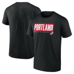 Portland Trail Blazers Blocked Out T-Shirt Black