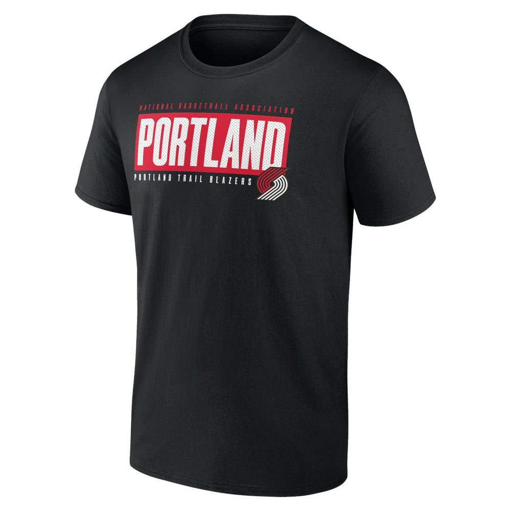 Portland Trail Blazers Blocked Out T-Shirt Black