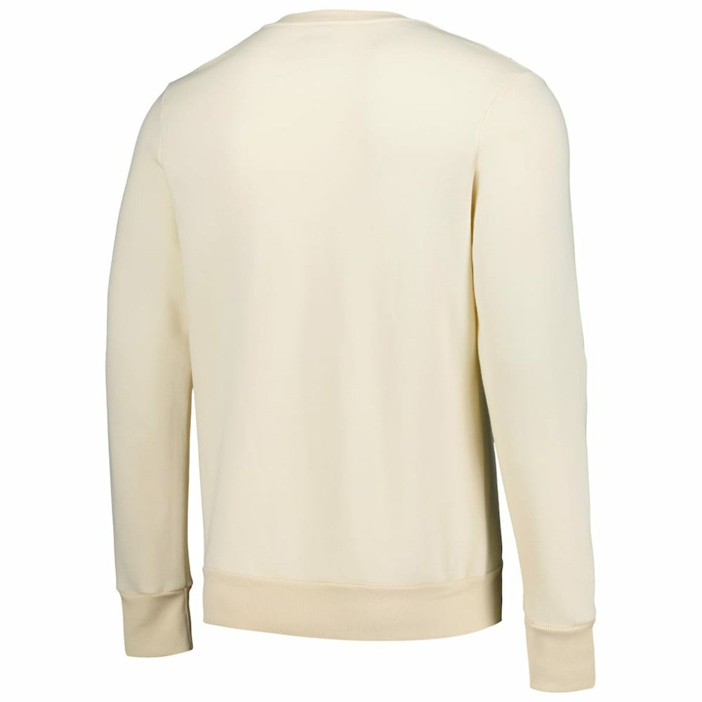 Arizona Diamondbacks Majestic Threads Fleece Pullover Sweatshirt - Oatmeal Pullover