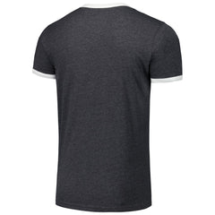 Florida Marlins Majestic Threads Ringer Tri-Blend T-Shirt - Black T-shirts