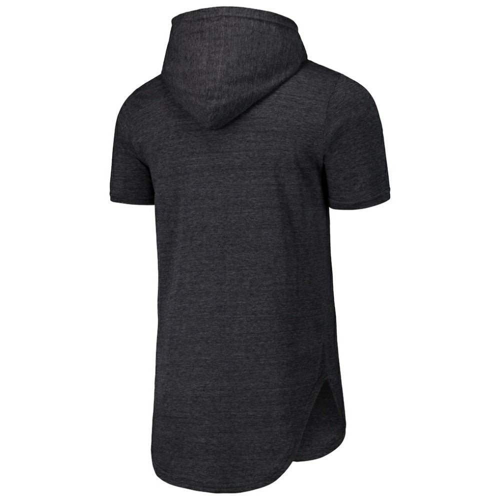 San Francisco Giants Majestic Threads Tri-Blend Hoodie T-Shirt - Black Hoodies