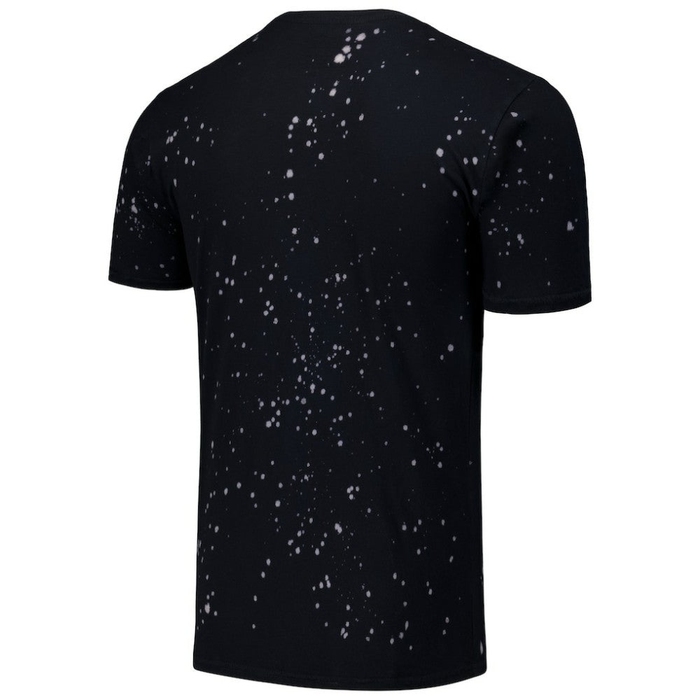 Atlanta Braves Majestic Threads Splatter T-Shirt - Black/White T-shirts