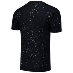 Atlanta Braves Majestic Threads Splatter T-Shirt - Black/White T-shirts