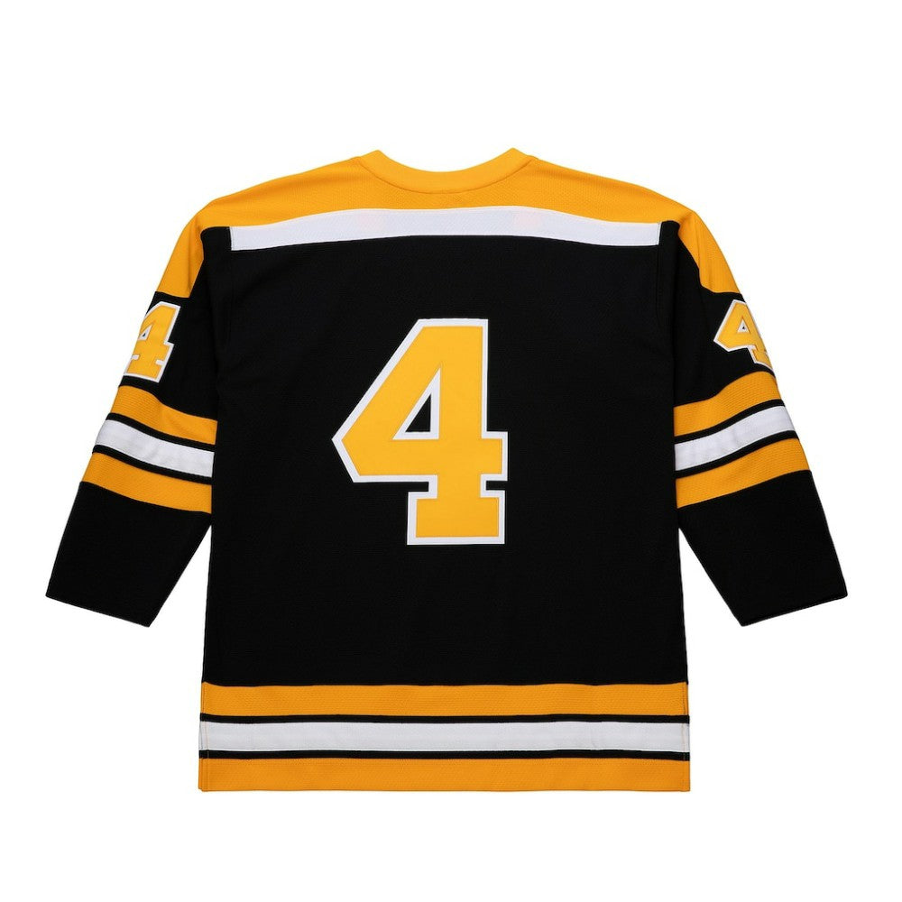 Bobby Orr Boston Bruins Mitchell & Ness Big & Tall 1971/72 Blue Line 2.0 Jersey - Black | US 201351071