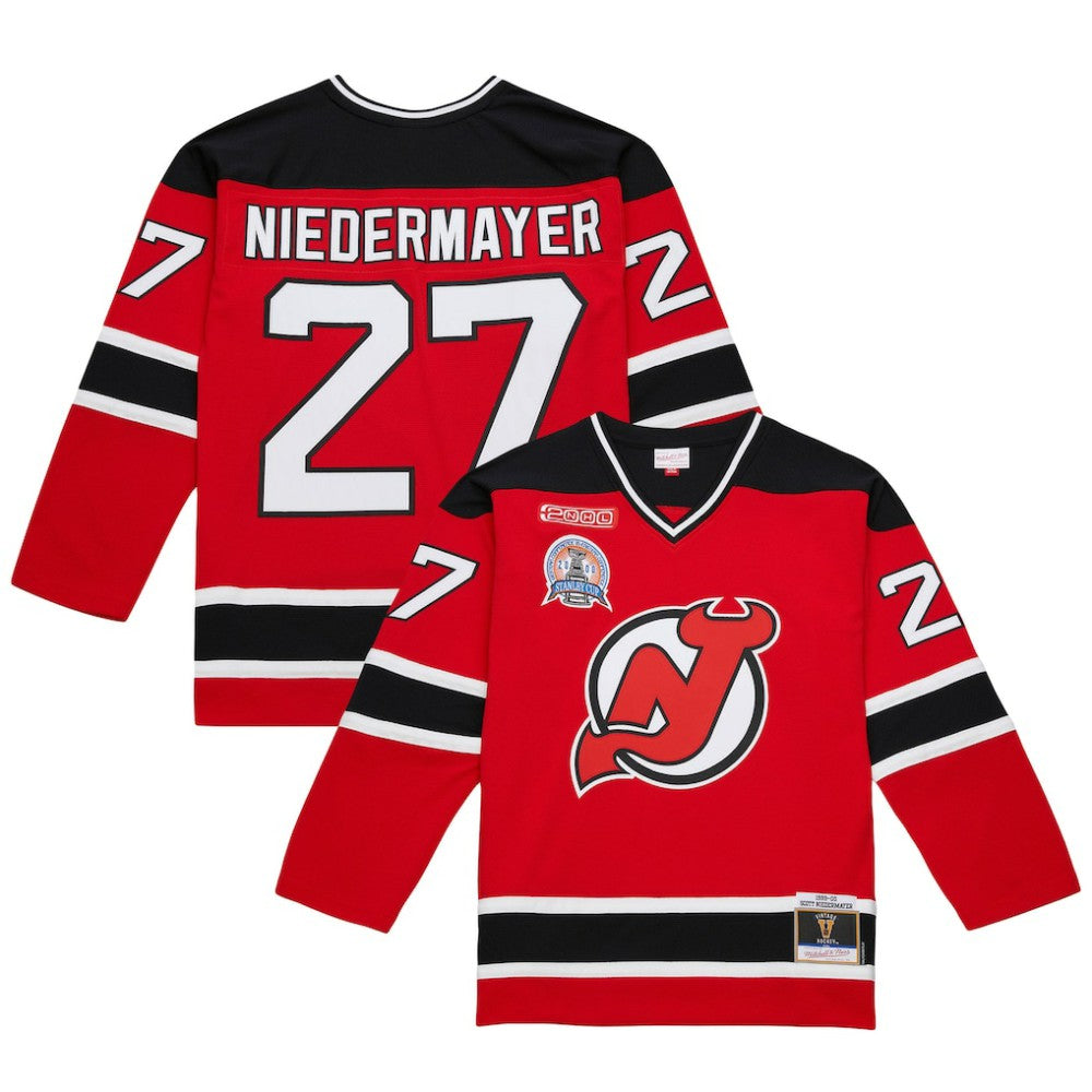 Scott Niedermayer New Jersey Devils Mitchell & Ness Big & Tall 1999/00 Blue Line 2.0 Jersey - Red | US 201351073