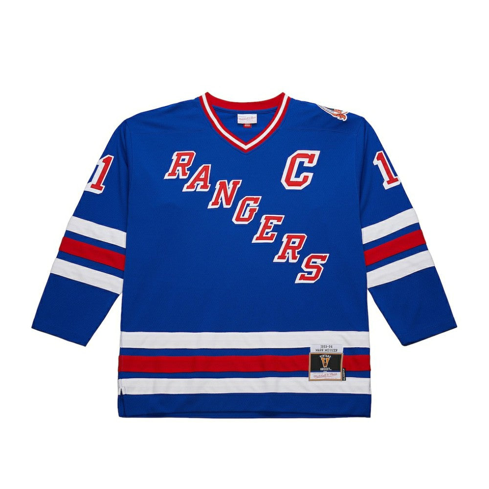 Mark Messier New York Rangers Mitchell & Ness Big & Tall 1993/94 Blue Line 2.0 Jersey - Blue | US 201351074