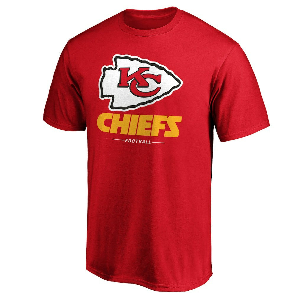 Kansas City Chiefs Team Lockup T-Shirt - Red T-shirts