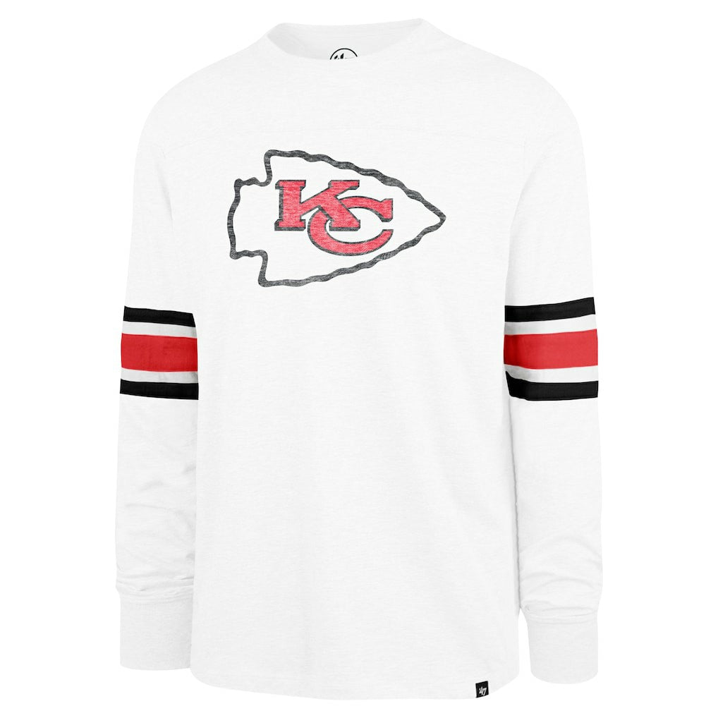 Kansas City Chiefs '47 Gridiron Premier Brex Long Sleeve T-Shirt - White T-shirts