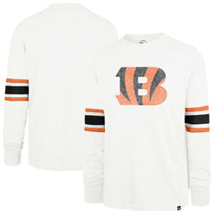 Cincinnati Bengals '47 Gridiron Premier Brex Long Sleeve T-Shirt - White T-shirts