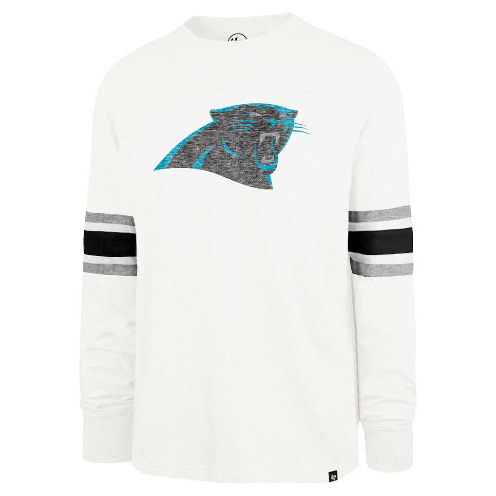 Carolina Panthers '47 Gridiron Premier Brex Long Sleeve T-Shirt - White T-shirts