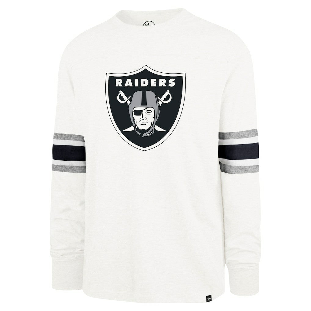Las Vegas Raiders '47 Gridiron Premier Brex Long Sleeve T-Shirt - White T-shirts