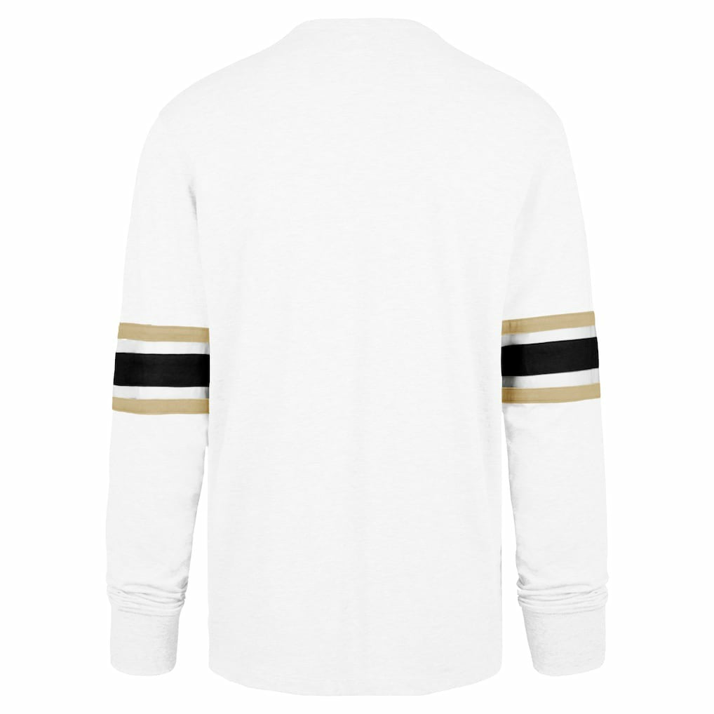 New Orleans Saints '47 Gridiron Premier Brex Long Sleeve T-Shirt - White T-shirts