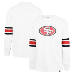 San Francisco 49ers '47 Gridiron Premier Brex Long Sleeve T-Shirt - White T-shirts