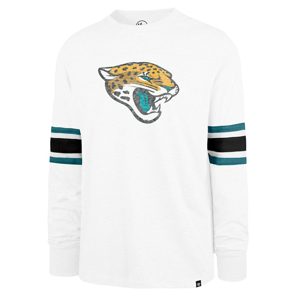 Jacksonville Jaguars '47 Gridiron Premier Brex Long Sleeve T-Shirt - White T-shirts